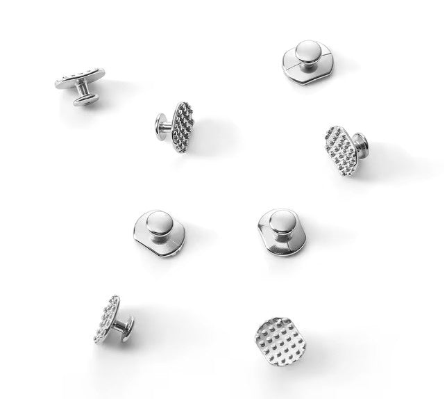 Lingual Buttons - Stainless Steel 10pk